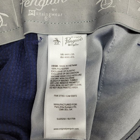 Original Penguin men's golf pants 44 x 32 navy - Picture 5 of 5